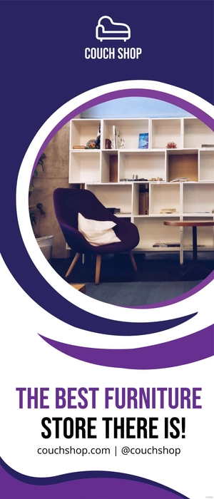 Furniture Roll Up Banner Template