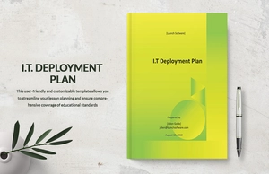 Basic IT Deployment Plan Template