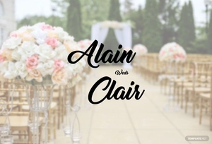Stylish Wedding Invitation Card Template