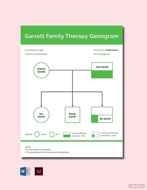 Family Therapy Genogram Template Family Therapy Genogram Template