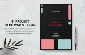 IT Project Deployment Plan Template