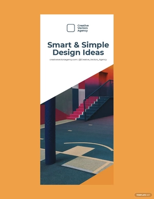 Simple Design Roll Up Banner Template