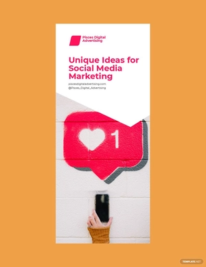 Social Media Roll-up Banner Template