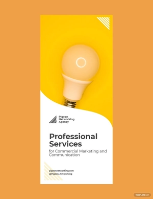 Social Network Roll Up Banner Template