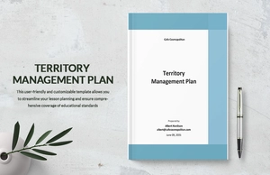 Territory Management Plan Template