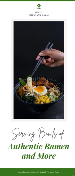 Good Food Ramen Festival Roll Up Banner Template