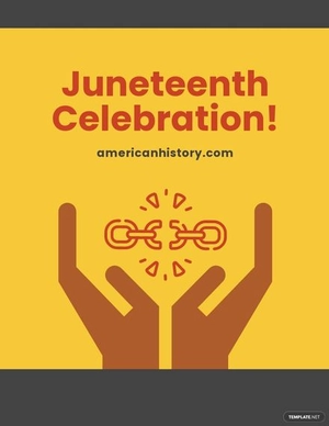 Juneteenth Celebration Flyer Template