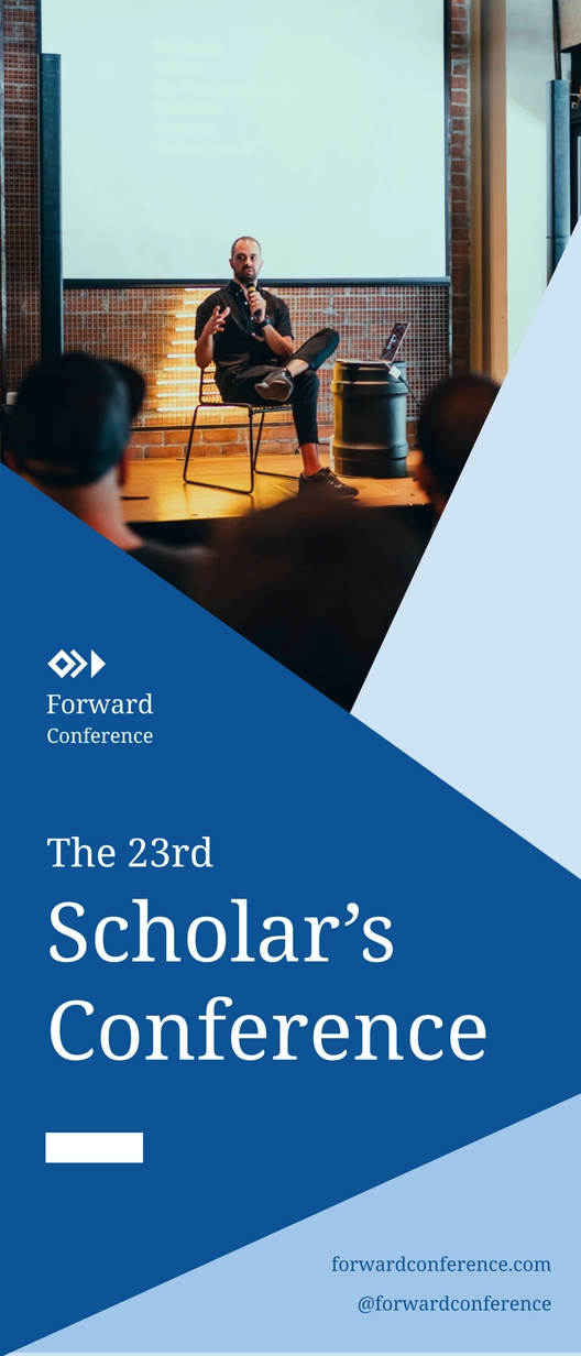 Event Conference Roll-Up Banner Template