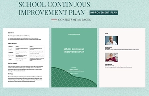 School Continuous Improvement Plan Template