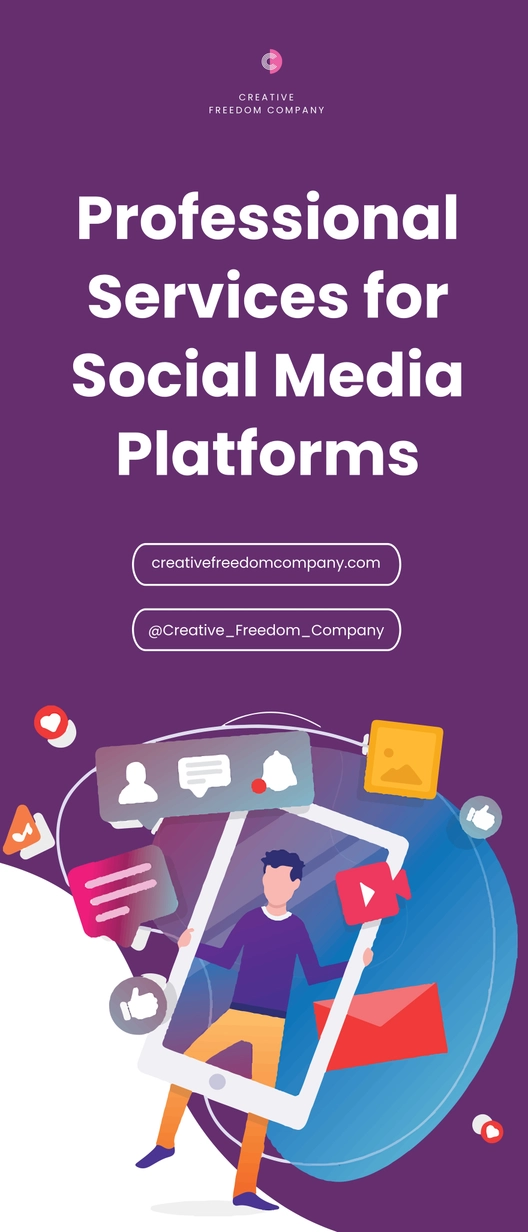 Creative Social Media Roll-Up Banner Template