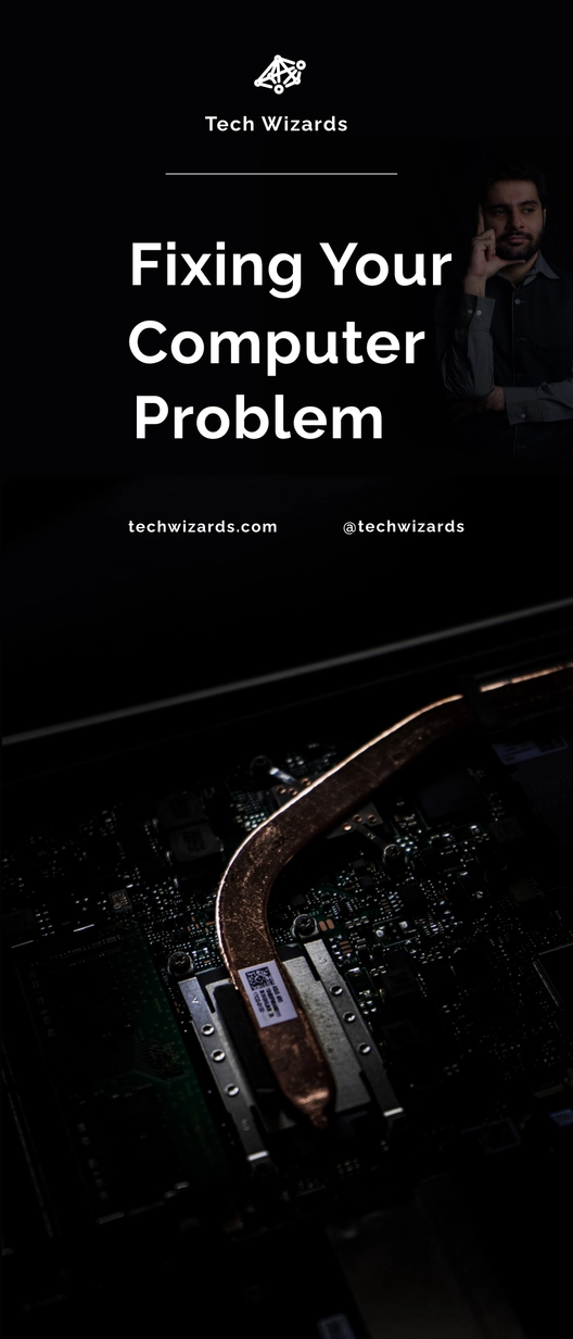 Tech Repair Center Roll Up Banner Template