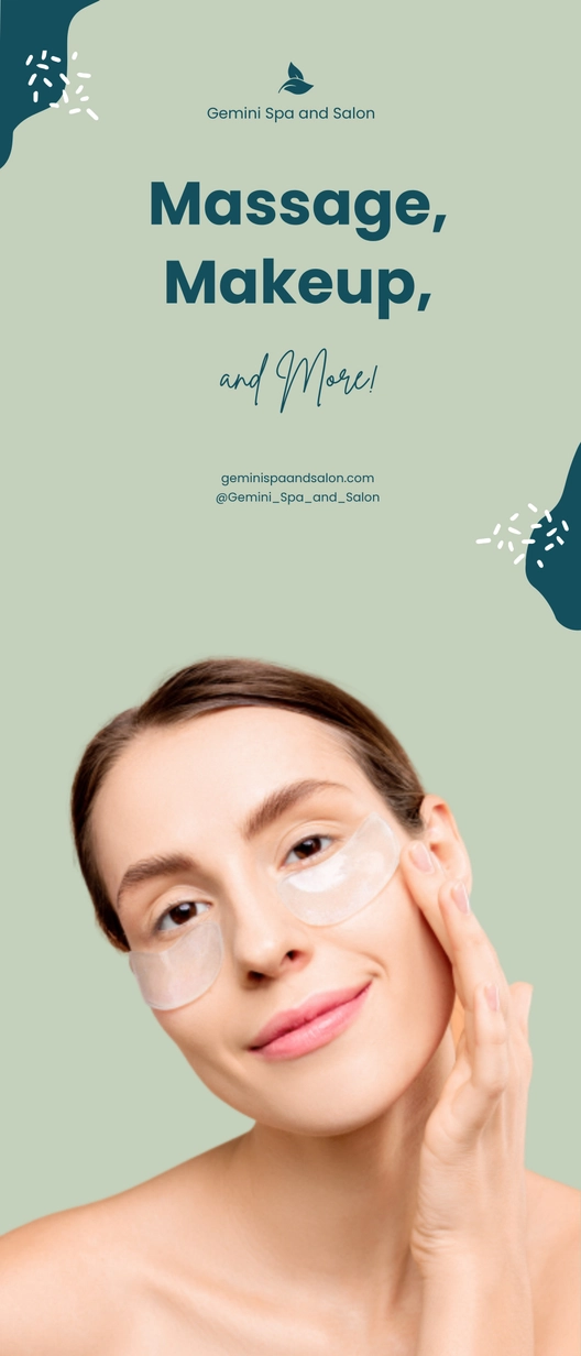 Beauty Salon & Spa Roll-Up Banner Template