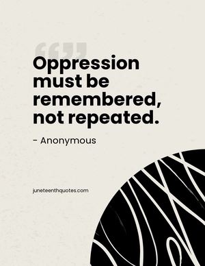 Juneteenth Quote Flyer Template