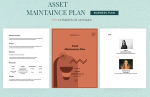 Assets Maintenance Plan Template