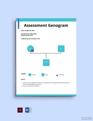Assessment Genogram Template