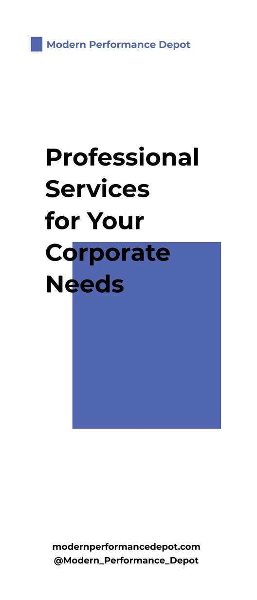Modern Professional Roll Up Banner Template