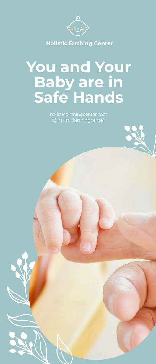 Birth Clinic Rollup Banner Template