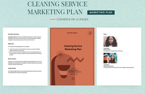 Cleaning Service Marketing Plan Template