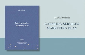 Catering Services Marketing Plan Template
