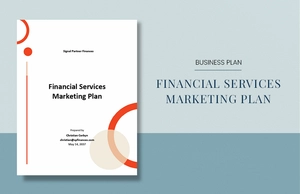 Financial Services Marketing Plan Template