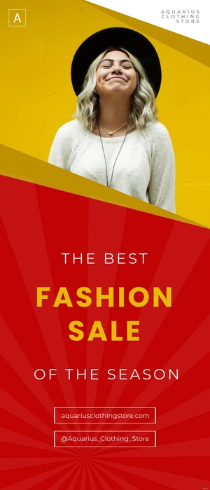 Seasonal Sale Rollup Banner Template