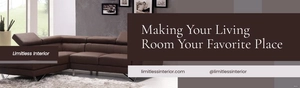 Living Room Interior Billboard Template