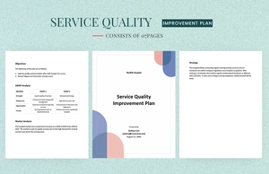 Service Quality Improvement Plan Template