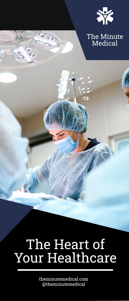 Medical Clinic Roll-Up Banner Template
