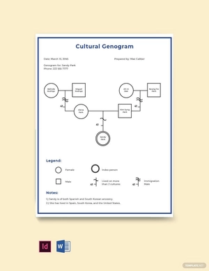 Basic Cultural Genogram Examples Basic Cultural Genogram Examples