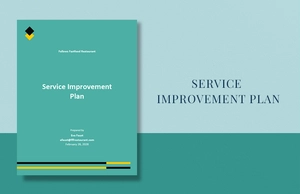 Service Improvement Plan Template