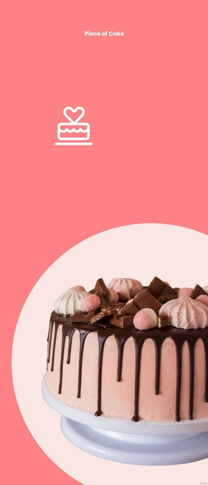 Cake Shop Rollup Banner Template