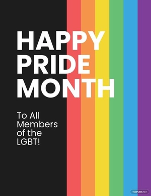 LGBT Pride Month Flyer Template