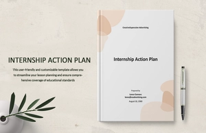 Internship Action Plan Template