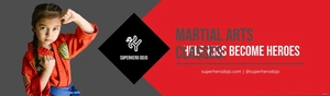 Kids Martial Art Billboard Template