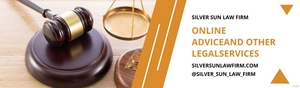 Online Legal Advice Service Billboard Template