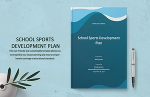 School Sports Development Plan Template