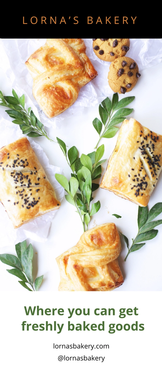 Bakery Food Rollup Banner Template