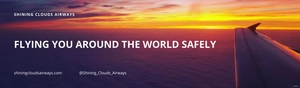 Commercial Airlines Billboard Template