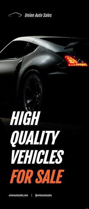 Commercial Vehicle Roll Up Banner Template