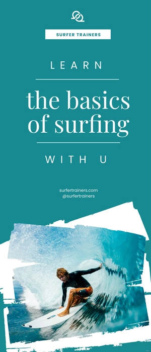 Surf Training Roll Up Banner Template