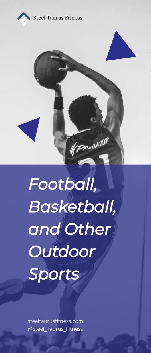 Sports Outdoor Roll Up Banner Template