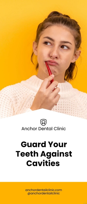 Dental Guard Medical Roll Up Banner Template