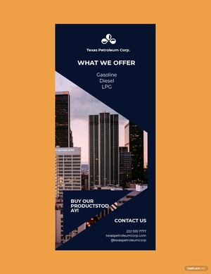 Modern Corporate Rack Card Template