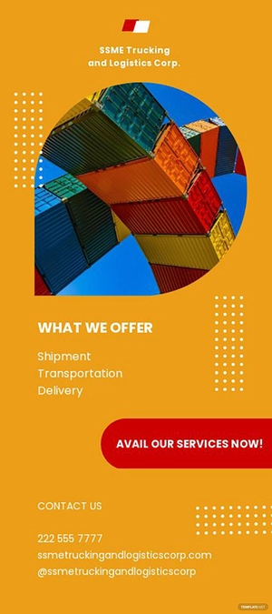 Corporate Business Rack Card Template