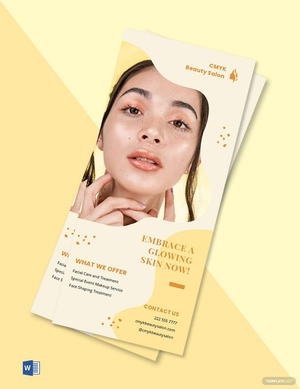 Makeup Beauty Rack Card Template