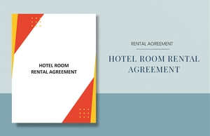 Hotel Room Rental Agreement Template