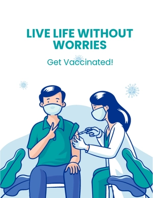 Get Your Vaccine Flyer Template