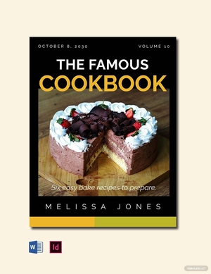 Creative Bakery Cookbook Template