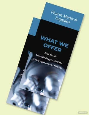 Medical Equipment Rackcard Template