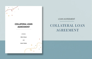 Simple Collateral Loan Agreement Template